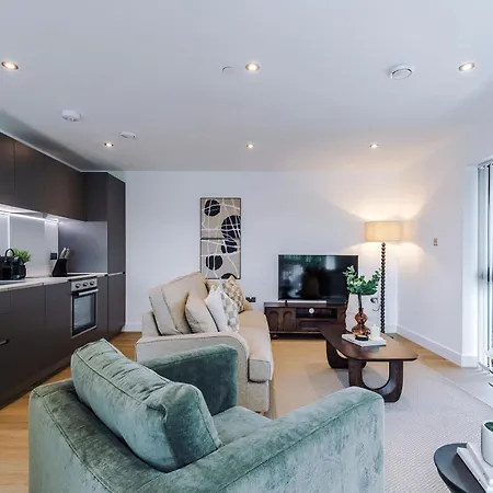 - Penthouse Vibes, Roof Terrace 3 Bed Sleeps 6 Lejlighed *